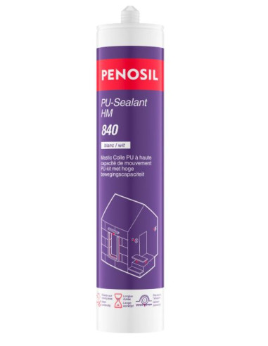 PENOSIL PU-SEALANT 840 HM Mastic colle polyuréthane en poche -  BLANC - 600ML